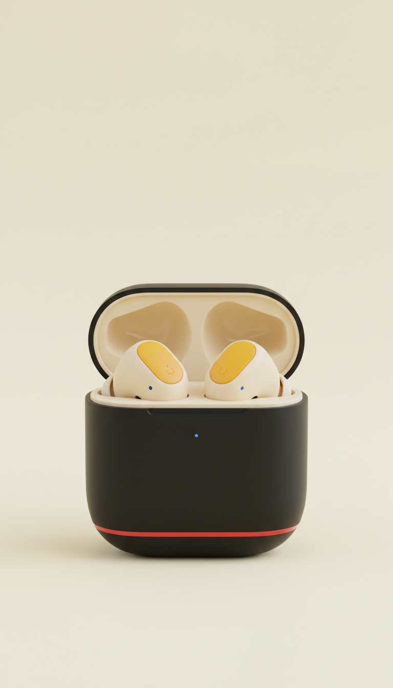 Smart Wireless Earbuds With Noise Canceling
