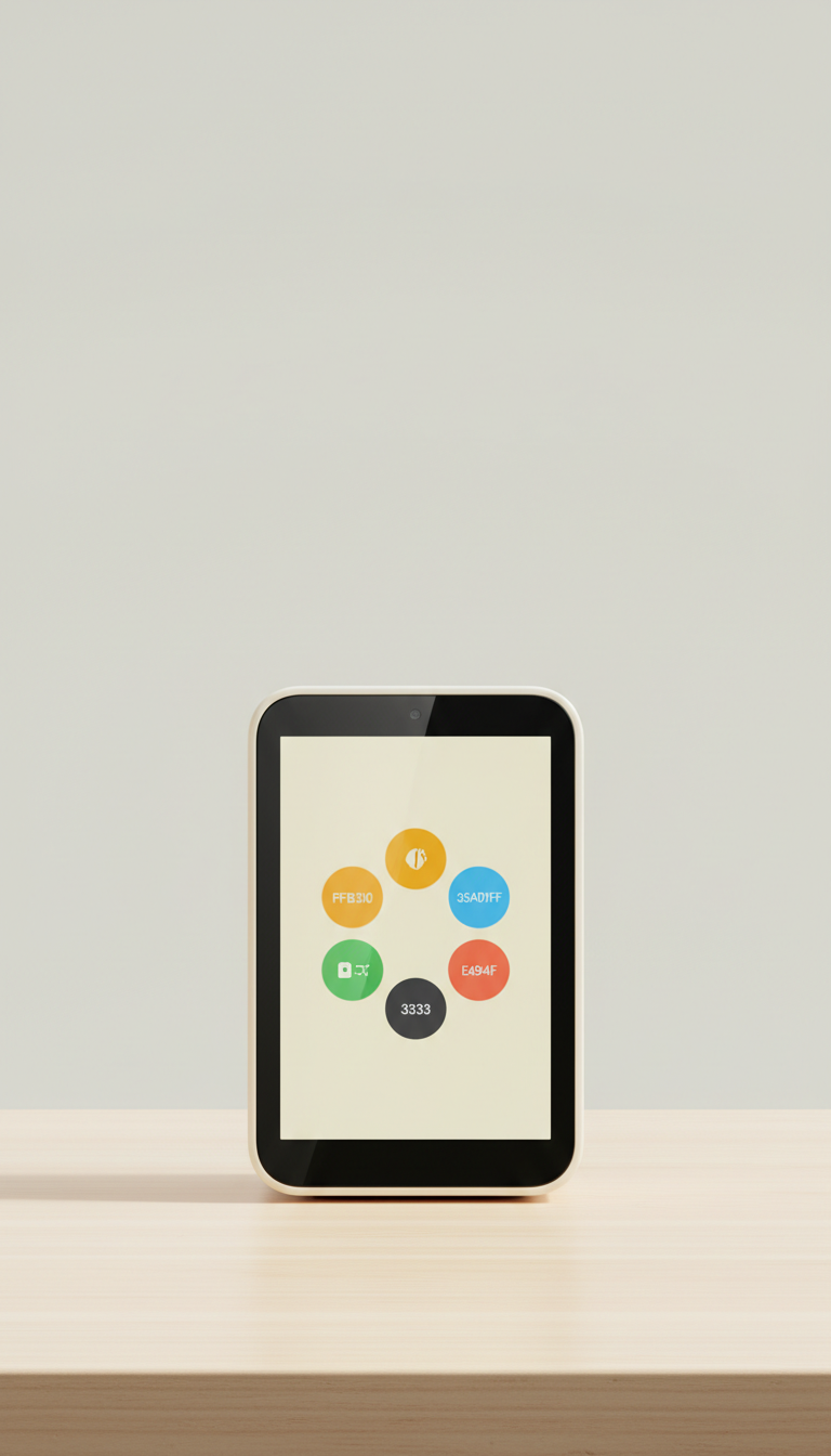Touchscreen Smart Speaker With Voice Assistant
